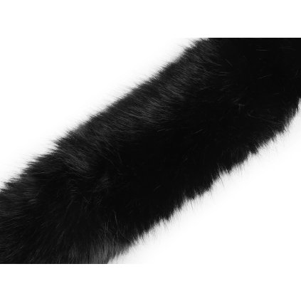 Našívací oděvní / dekorační kožešina plochá šíře 9 cm (Varianta 1 Off White, Balení 1 m)