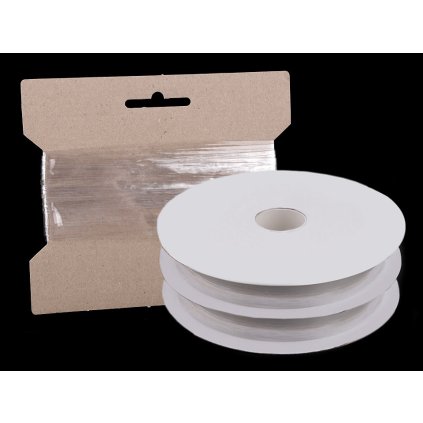 Silikonová pruženka / lastin šíře 20 mm elastická (Varianta transparent, Balení 20 m)