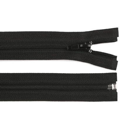 Spirálový zip No 5 délka 125 cm, 150 cm (Varianta 1 (125 cm) černá, Balení 1 ks)