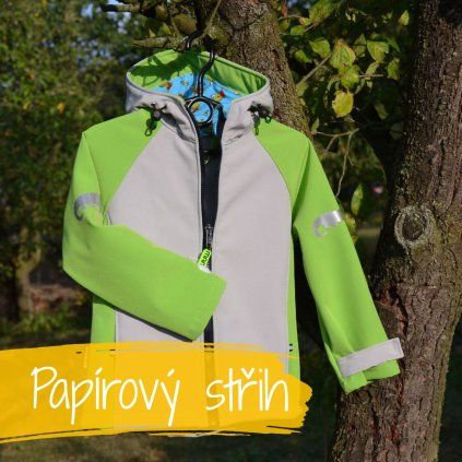 Tištěný střih - Dětská softshellová bunda