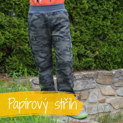Střihová šablona - Dětské tepláky EASY