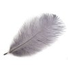 Pštrosí peří délka cca 20-25 cm (Varianta 1 bílá, Balení 2 ks)