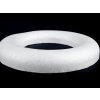 Věnec Ø29 cm polystyren seříznutý (Varianta bílá, Balení 1 ks)