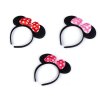 Karnevalová čelenka Minnie Mouse (Varianta 4 červená velké puntíky, Balení 1 ks)