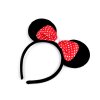 Karnevalová čelenka Minnie Mouse (Varianta 4 červená velké puntíky, Balení 1 ks)