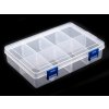 Plastový box / zásobník 13,5x20x4,6 cm (Varianta transparent, Balení 1 ks)
