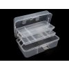 Plastový box / kufřík 20x33x15 cm rozkládací (Varianta 1 transparent, Balení 1 ks)