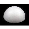 Polokoule Ø9,5 cm polystyren (Varianta bílá, Balení 10 ks)
