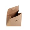 Papírová krabice s průhledem (Varianta hnědá přírodní, Balení 1 ks)