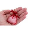Dárkový pytlík 4,5x7 cm organza (Varianta 1 bílá, Balení 10 ks)