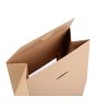 Papírová krabice s průhledem (Varianta hnědá přírodní, Balení 1 ks)