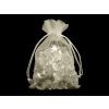Dárkový pytlík 10x15 cm organza (Varianta 1 stříbrná, Balení 10 ks)