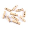 Dřevěný kolíček 7x35 mm (Varianta přírodní sv., Balení 10 ks)
