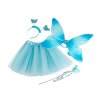 Karnevalový kostým - motýlí víla (Varianta 1 bílá, Balení 1 sada)