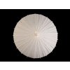 Dekorace papírový deštník k domalování a dotvoření Ø38,5 cm (Varianta bílá přírodní, Balení 1 ks)