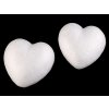 Srdce Ø8 cm polystyren (Varianta bílá, Balení 20 ks)