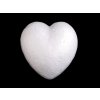 Srdce Ø8 cm polystyren (Varianta bílá, Balení 20 ks)