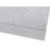 Pěnová guma Moosgummi s glitry 20x30 cm (Varianta 2 stříbrná, Balení 2 ks)