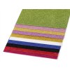 Pěnová guma Moosgummi s glitry 20x30 cm (Varianta 2 stříbrná, Balení 2 ks)