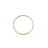 Kovový kruh Ø10 cm (Varianta 2 žluté zlato, Balení 1 ks)