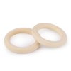 Dřevěný kroužek vnější Ø60 mm (Varianta přírodní sv., Balení 5 ks)
