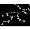 Větvička drátěná s broušenými korálky (Varianta crystal, Balení 1 ks)