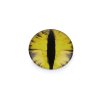 Skleněné oči k nalepení drak Ø25 mm (Varianta 2 zelená žlutá, Balení 1 ks)