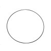 Kovový kruh Ø60 cm lakovaný (Varianta 1 bílá, Balení 1 ks)