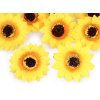 Umělý květ slunečnice Ø7 cm (Varianta žlutá, Balení 10 ks)