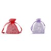 Dárkový pytlík 7x8,5 cm organza (Varianta 3 červená, Balení 100 ks)