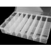 Plastový box / zásobník 13x19,5x3,6 cm (Varianta transparent, Balení 1 ks)