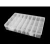 Plastový box / zásobník 13x19,5x3,6 cm (Varianta transparent, Balení 1 ks)