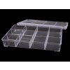 Plastový box / zásobník 15x23x3,4 cm (Varianta transparent, Balení 1 ks)