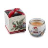 Vonná svíčka ve skle 90 g (Varianta 3 (Christmas Time) krémová, Balení 1 ks)