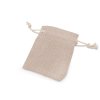 Dárkový pytlík 7x9 cm lněný (Varianta 3 režná nejsvětlejší, Balení 1 ks)
