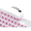Samolepicí kamínky na lepicím proužku Ø5 mm (Varianta 1 crystal, Balení 1 karta)