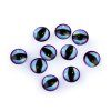 Skleněné oči k nalepení kočka, drak Ø10 a 12 mm (Varianta 2 (10 mm) modrá světlá, Balení 10 ks)