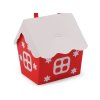 Vánoční dárková krabička domeček (Varianta červená, Balení 50 ks)