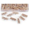 Dřevěné kolíčky s hřebíčkem 7x35 mm v boxu (Varianta přírodní sv., Balení 1 krab.)