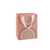 Dárková taška mandala (Varianta 2 růžová sv., Balení 4 ks)