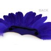 Karnevalová čelenka s peřím (Varianta 2 modrá kobaltová, Balení 1 ks)