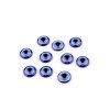 Oči k nalepení Alláhovo oko s glitry Ø8; 10; 12; 14 mm (Varianta 1 (8 mm) modrá, Balení 10 ks)