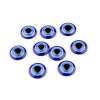Oči k nalepení Alláhovo oko s glitry Ø8; 10; 12; 14 mm (Varianta 1 (8 mm) modrá, Balení 10 ks)