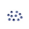 Oči k nalepení Alláhovo oko s glitry Ø8; 10; 12; 14 mm (Varianta 1 (8 mm) modrá, Balení 10 ks)