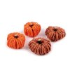 Dýně z rafie k dalšímu aranžování (Varianta 2 zelená, Balení 4 ks)