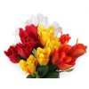 Umělá kytice tulipán (Varianta 1 bílá, Balení 1 ks)