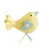 Kovový zápich ptáček oboustranný (Varianta žlutá světlá, Balení 1 ks)