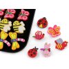 Silikonové magnetky - beruška, motýl, včela (Varianta mix, Balení 100 ks)