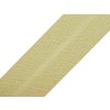 Šikmý proužek bavlněný šíře 20 mm zažehlený (Varianta 700 472 zelená khaki, Balení 25 m)