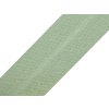 Šikmý proužek bavlněný šíře 20 mm zažehlený (Varianta 700 472 zelená khaki, Balení 25 m)